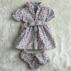 Ralph Lauren belted floral dress